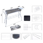 Barbecue d'extérieur pliable et portabl