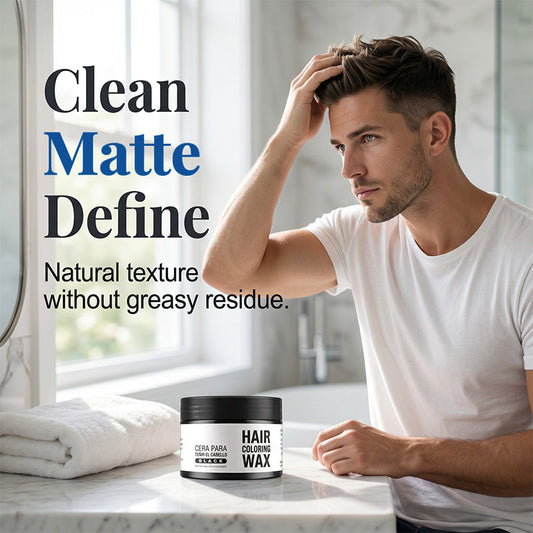 120 g de cire colorante temporaire pour cheveux – Teinture instantanée lavable – Crème coiffante « Mud
