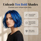 120 g de cire colorante temporaire pour cheveux – Teinture instantanée lavable – Crème coiffante « Mud