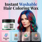 120 g de cire colorante temporaire pour cheveux – Teinture instantanée lavable – Crème coiffante « Mud