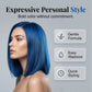 120 g de cire colorante temporaire pour cheveux – Teinture instantanée lavable – Crème coiffante « Mud