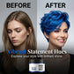 120 g de cire colorante temporaire pour cheveux – Teinture instantanée lavable – Crème coiffante « Mud