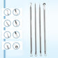 Kit d'outils en acier inoxydable pour éliminer les points noirs