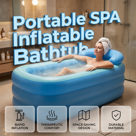 Baignoire gonflable isolée à trois couche
