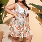 Maillot de bain une pièce à imprimé floral pour femm