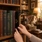 Lampe de bibliothèque miniature en forme de lampadaire rétr