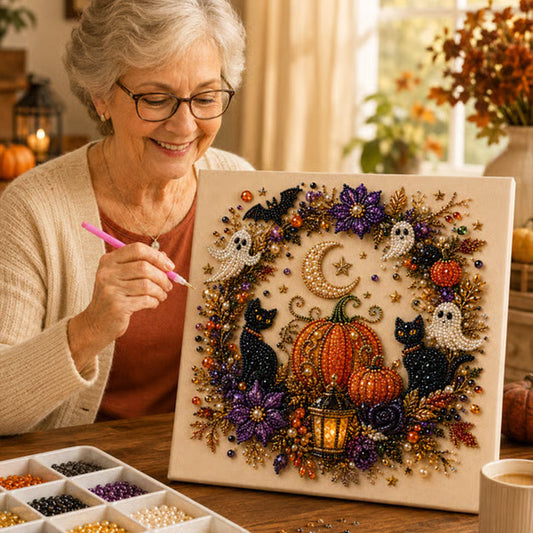 🔥 Dernier jour : -60 % – 👻✨ Kit créatif de perles pour Halloween – Transformez de minuscules perles en créations magiques, à la fois effrayantes et adorables.