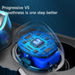 Casque sans fil Bluetooth intelligent M-45, style « Mecha »