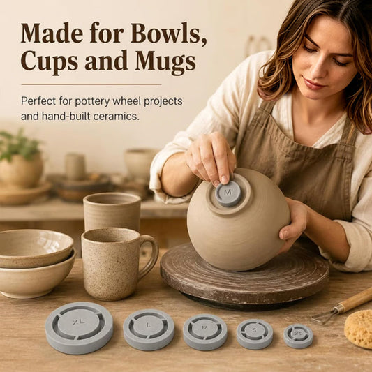 Gabarit pour pied de poterie – Outil de centrage pour le parage de l'argil