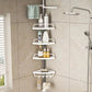 Étagère de Douche d'Angle Télescopique Réglable