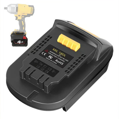 Adaptateur de batterie au lithium pour outils à batterie 18