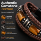 🔥Bracelet en cuir vintage polyvalent 📿 Bracelet tressé à plusieurs rangs avec des pierres « œil-de-tigre », pour hommes et femmes