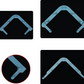 Égouttoir triangulaire pour évier avec filtres en filet jetable
