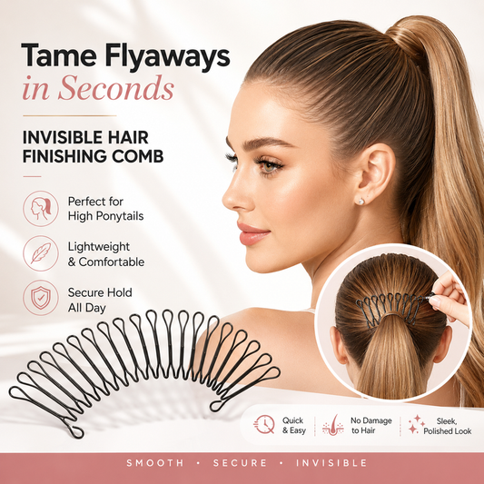 Peigne flexible « Invisible Grip » pour cheveux rebelle