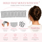 Peigne flexible « Invisible Grip » pour cheveux rebelle