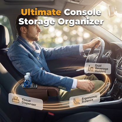 📢📢50 % DE RÉDUCTION !! ⏰Boîte de rangement multifonctionnelle pour console de voiture et accoudoi