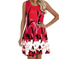 Robe débardeur décontractée à imprimé floral pour femm