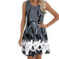 Robe débardeur décontractée à imprimé floral pour femm