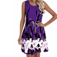 Robe débardeur décontractée à imprimé floral pour femm