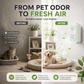 Mini purificateur d'air à ions négatifs à brancher sur une pris