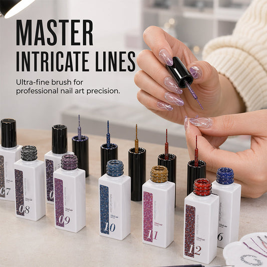 Liner Gel Pailleté Réfléchissant pour Nail Art