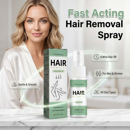 Spray dépilatoire pour une peau lisse