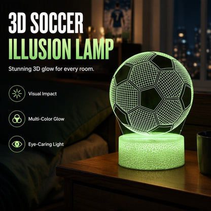 Veilleuse de football lumineuse