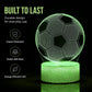 Veilleuse de football lumineuse
