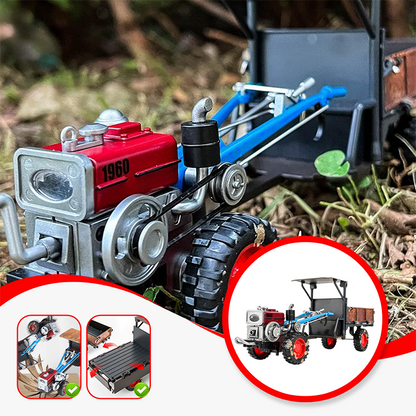 Modèle réduit de tracteur rétro pour enfant