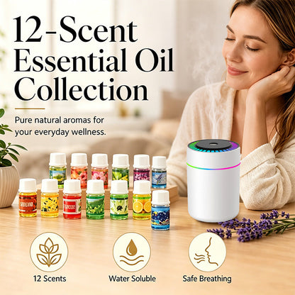Lot de 12 huiles essentielles hydrosoluble