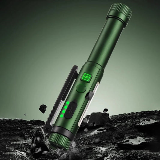 Lampe de travail multifonctionnelle à aimant puissant, en forme de stylo