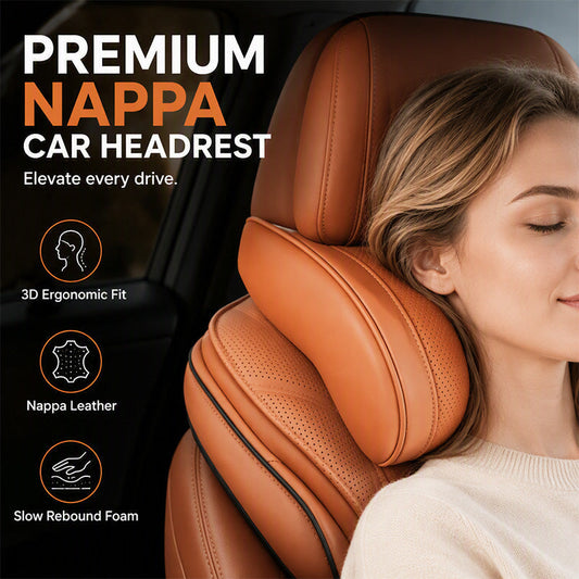 🚗💤 Finie la fatigue au volant ! Oreiller cervical universel en mousse à mémoire de forme pour appuie-tête de voiture, coussin ergonomique pour la nuque, idéal pour les longs trajets en voiture