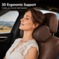 🚗💤 Finie la fatigue au volant ! Oreiller cervical universel en mousse à mémoire de forme pour appuie-tête de voiture, coussin ergonomique pour la nuque, idéal pour les longs trajets en voiture