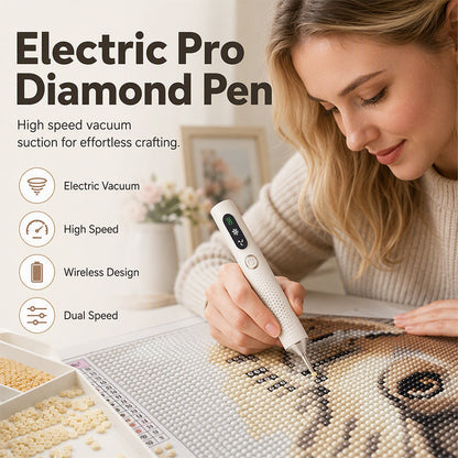 💎 Économisez 50 % ! 🖊️ Stylo diamant électrique – Rechargeable, sans fil et ergonomique ✨