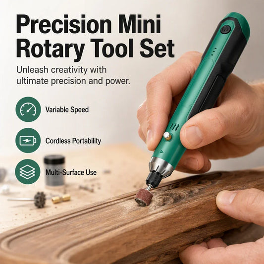 🏆 50 % DE RÉDUCTION POUR UNE DURÉE LIMITÉE ! ✨ Mini-kit d'outils multifonctions portatifs : ponçage, polissage et gravure