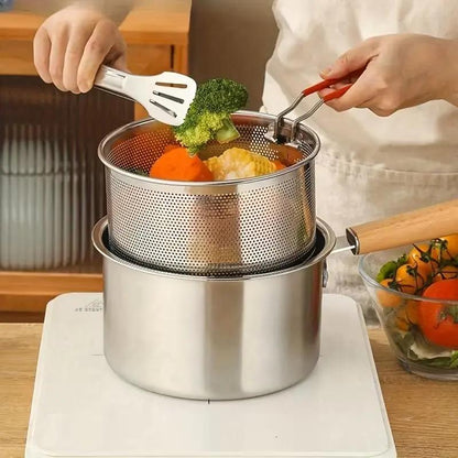 Casserole multifonctionnelle en acier inoxydable 304