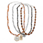 Collier rétro à plusieurs rangs avec perle