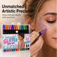 🎨 ACHETEZ 1, OBTENEZ 1 GRATUIT! ✨ Marqueurs pailletés pour le visage – Double pointe, lavable & sans danger – Parfaits pour enfants et adultes 🧒🎉