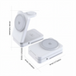 Support de charge sans fil magnétique pliable 3 en 1