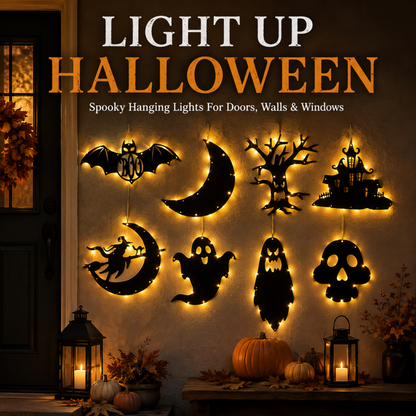 Luminaires suspendus « Silhouettes d'Halloween