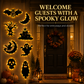 Luminaires suspendus « Silhouettes d'Halloween