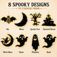 Luminaires suspendus « Silhouettes d'Halloween