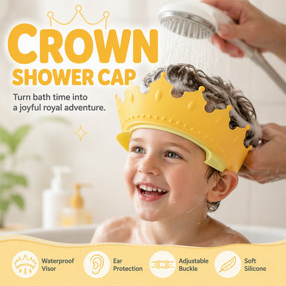 👑 Visière de shampoing réglable pour enfants : pour un moment du bain plus facile et plus joyeu