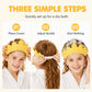 👑 Visière de shampoing réglable pour enfants : pour un moment du bain plus facile et plus joyeu