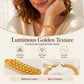Bracelet plaqué or 14 carats, en mailles larges tissées