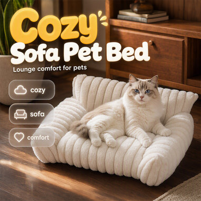 🐾 57% DE RÉDUCTION! 🛋️ Canapé‑Lit Douillet pour Animaux – Enveloppant, doux & décoratif – Confort et style pour votre compagnon ✨