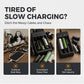 Chargeur intelligent rechargeable à plusieurs emplacements pour batterie