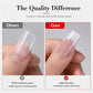 Capsules d’ongles longues en amande sans démarcation