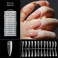 Capsules d’ongles longues en amande sans démarcation
