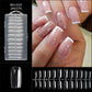 Capsules d’ongles longues en amande sans démarcation